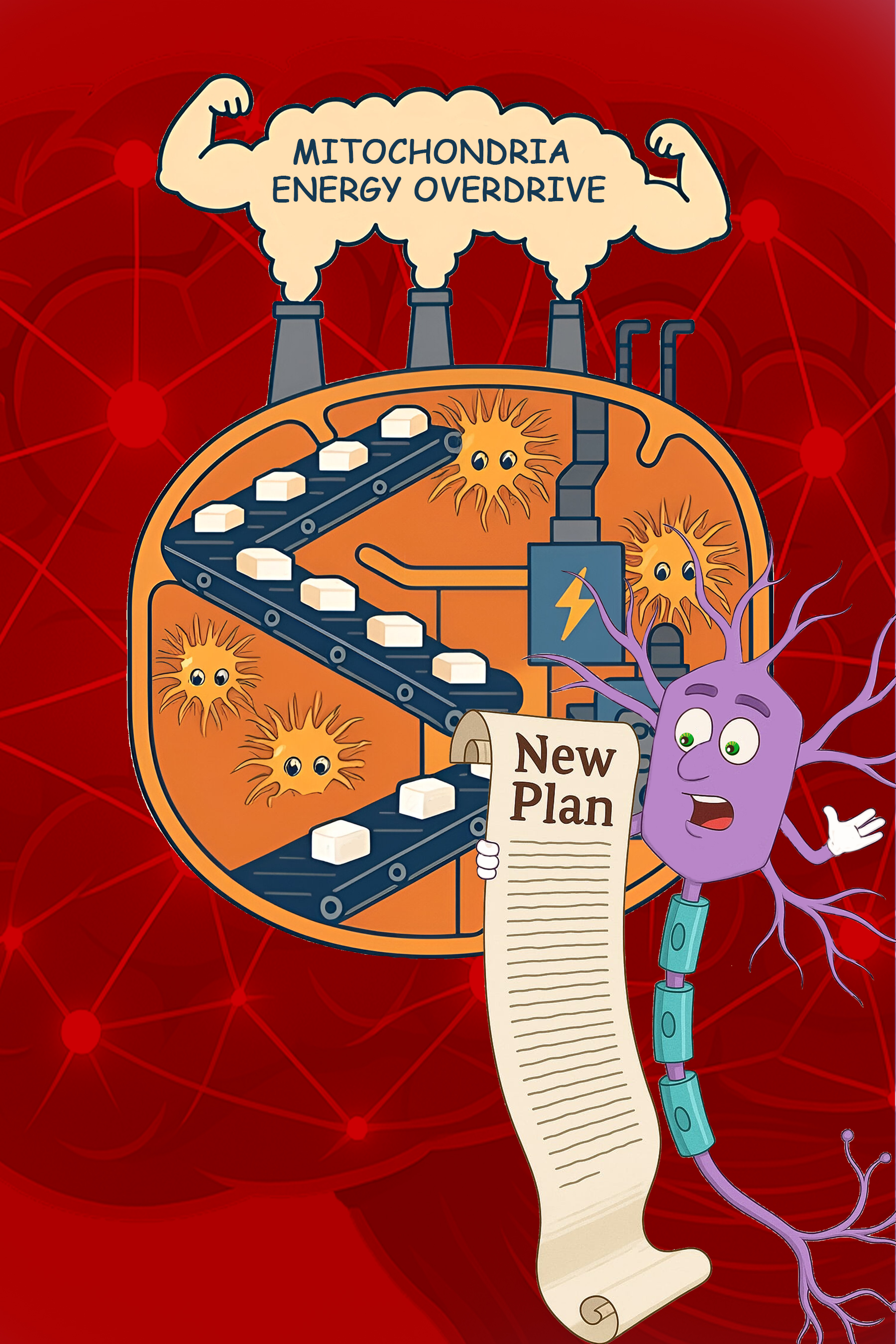 Mitochondria Energy Overdrive